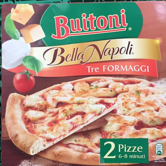 Buitoni Belle Napoli : Pizza avec trois fromages packshot