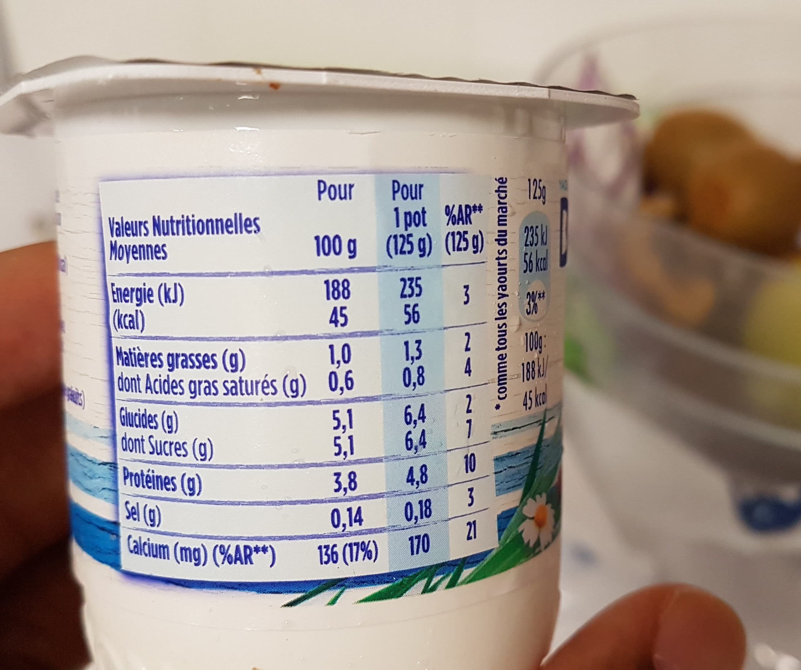 Danone Danone le nature 125 g x 4 packshot