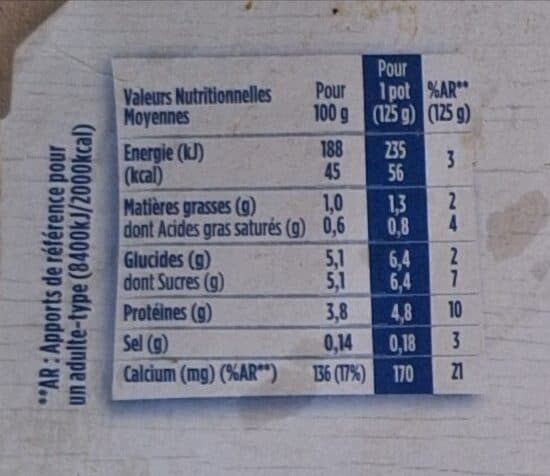 DANONE Danone le nature 125 g x 16 packshot