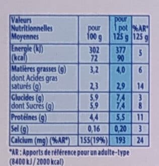 Danone Danone veloute nature 125 g x 16 packshot