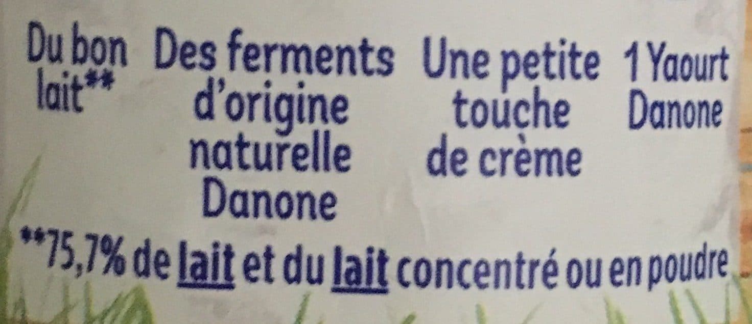 Danone Danone velouté nature packshot