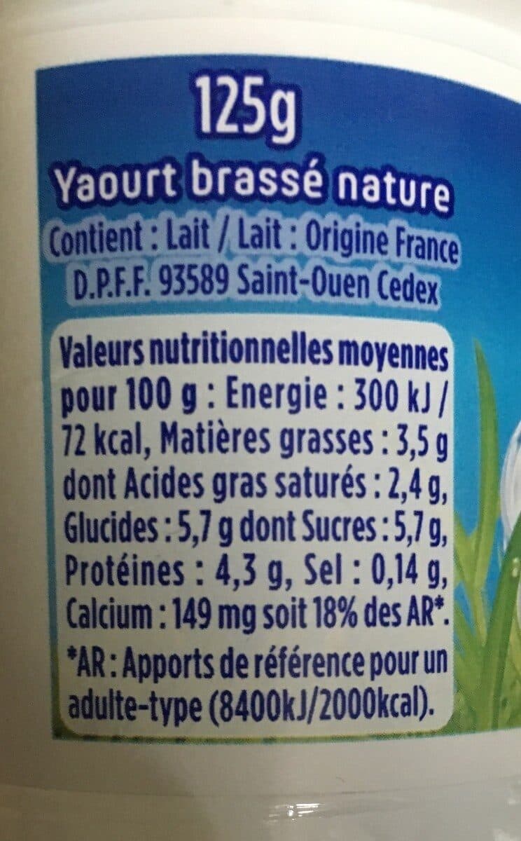 Danone Danone velouté nature packshot