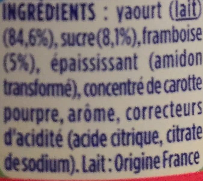 Danone Velouté Fruix Framboise packshot