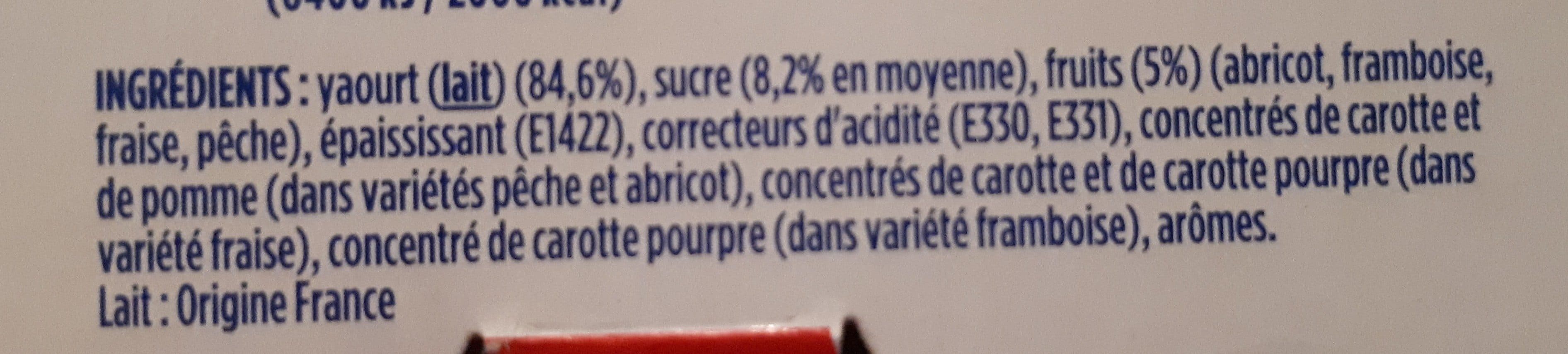 Danone Velouté Fruix yaourt aux bons fruits mixés packshot