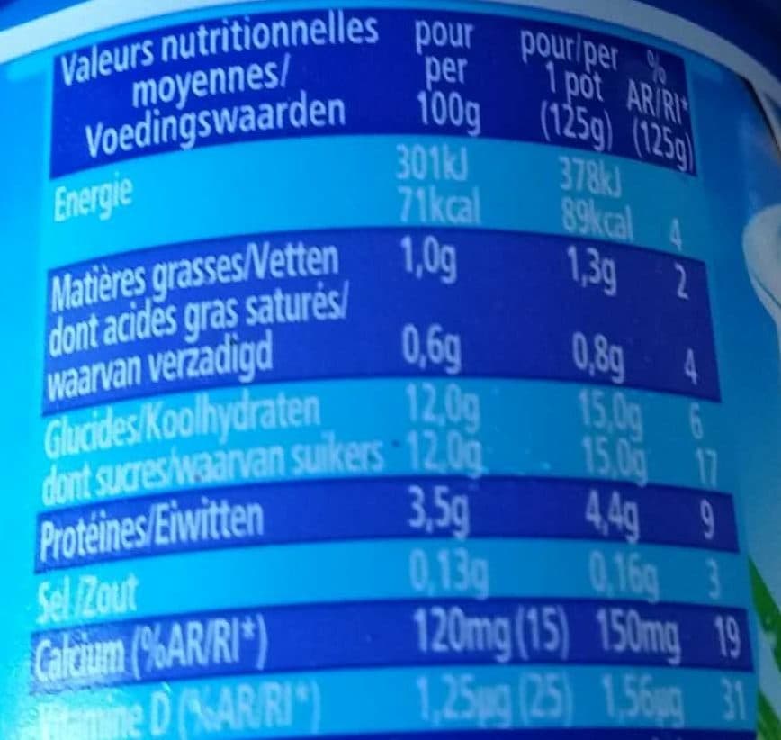 Danone Yaourt Aromatisé packshot