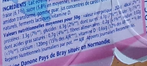 Danone Gervais Fraise, Abricot Framboise packshot