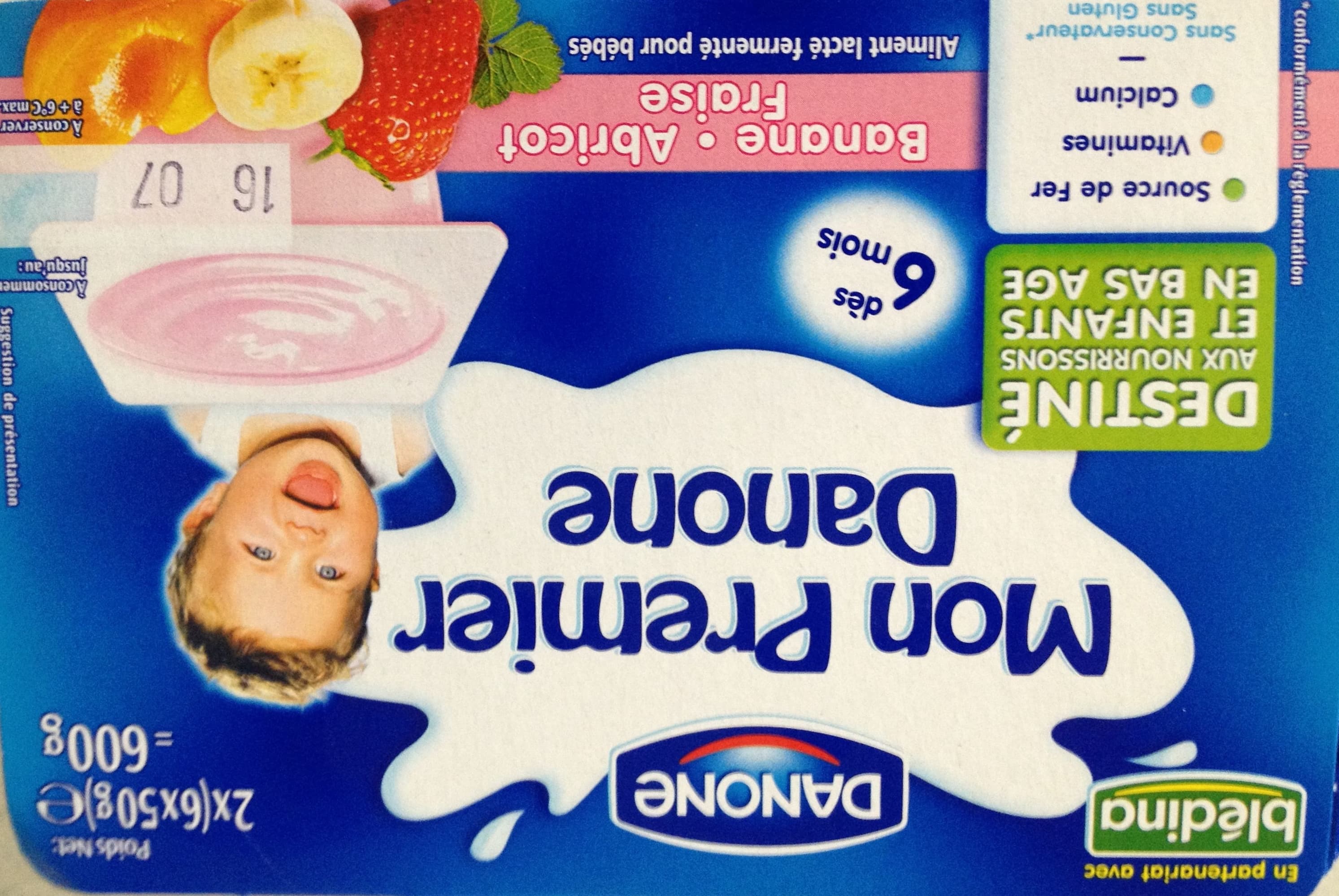 Danone Mon premier Danone packshot