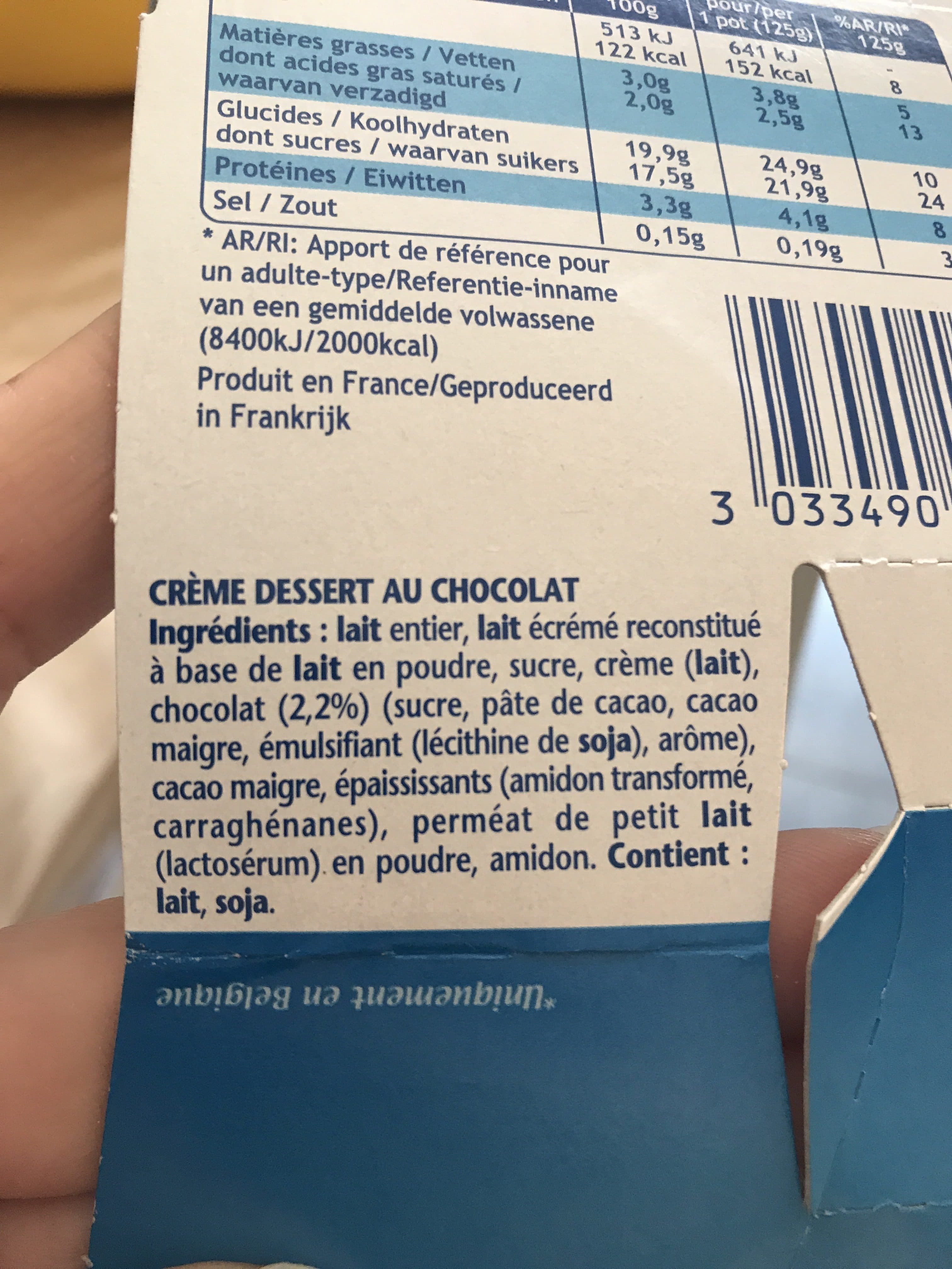 Danette Danone Danette Family Pack Schokolade 2x(4x125g) 1Kg packshot