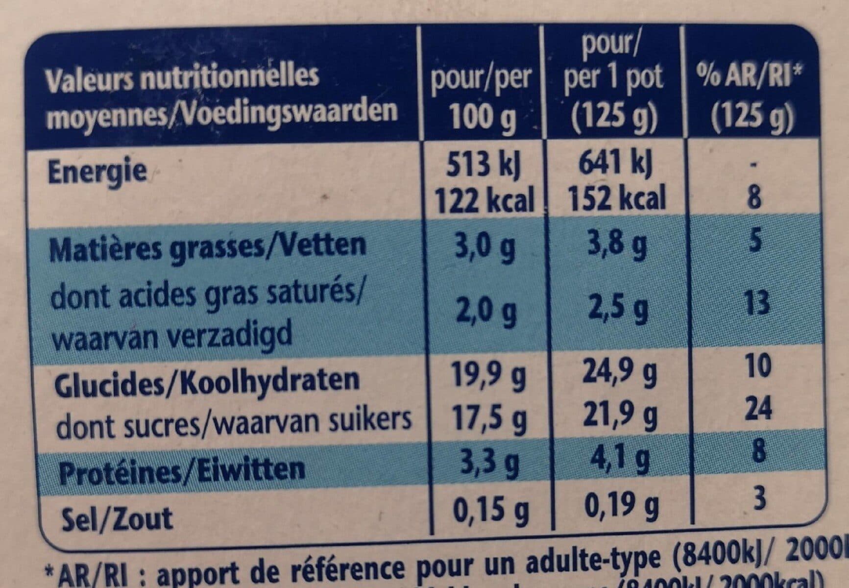 Danette Danone Danette Family Pack Schokolade 2x(4x125g) 1Kg packshot