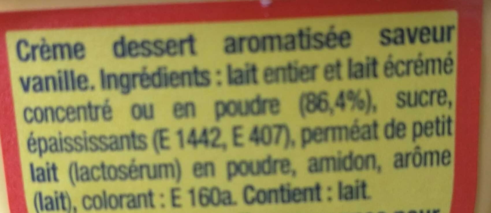 Danette Danette Saveur Vanille packshot