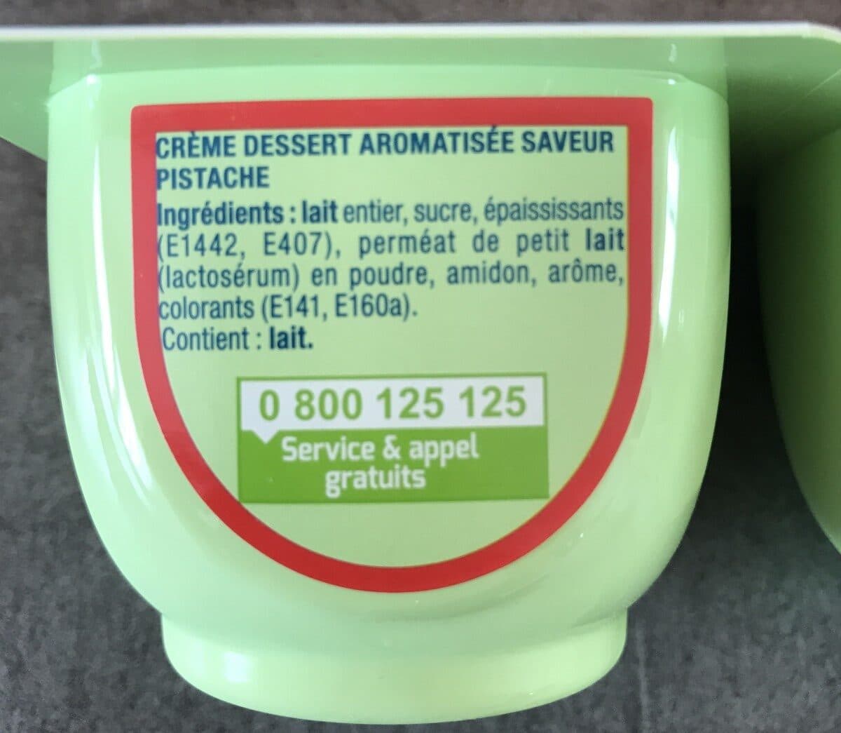 Danette Danette pistache packshot