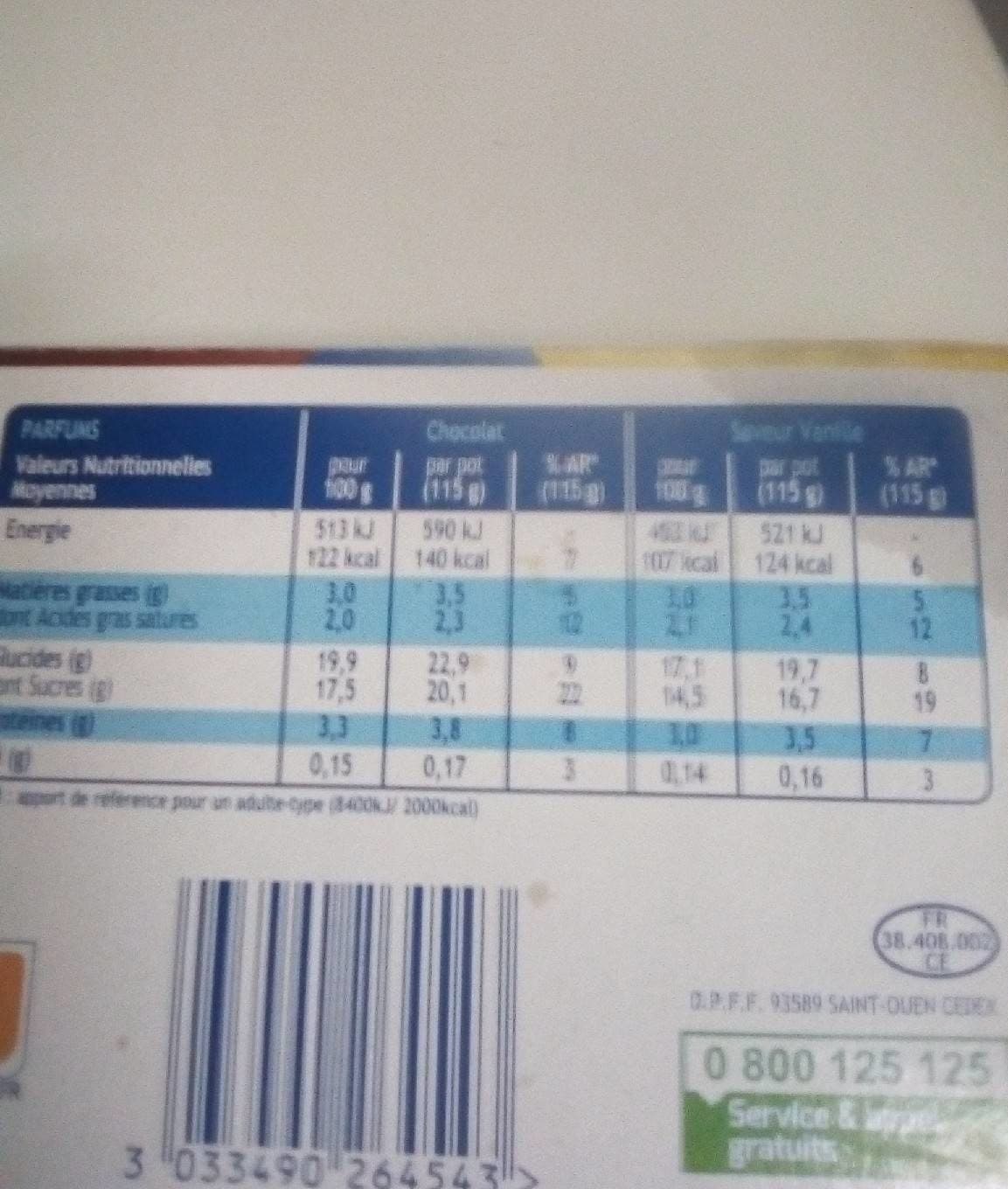 Danone Danette 12+4 pots packshot