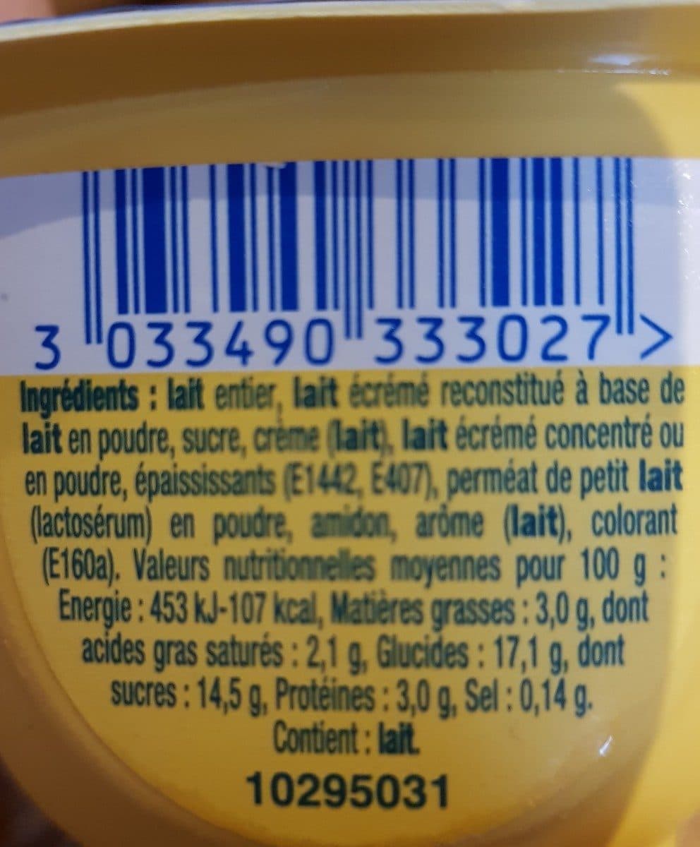 Danone Danette Vanille packshot