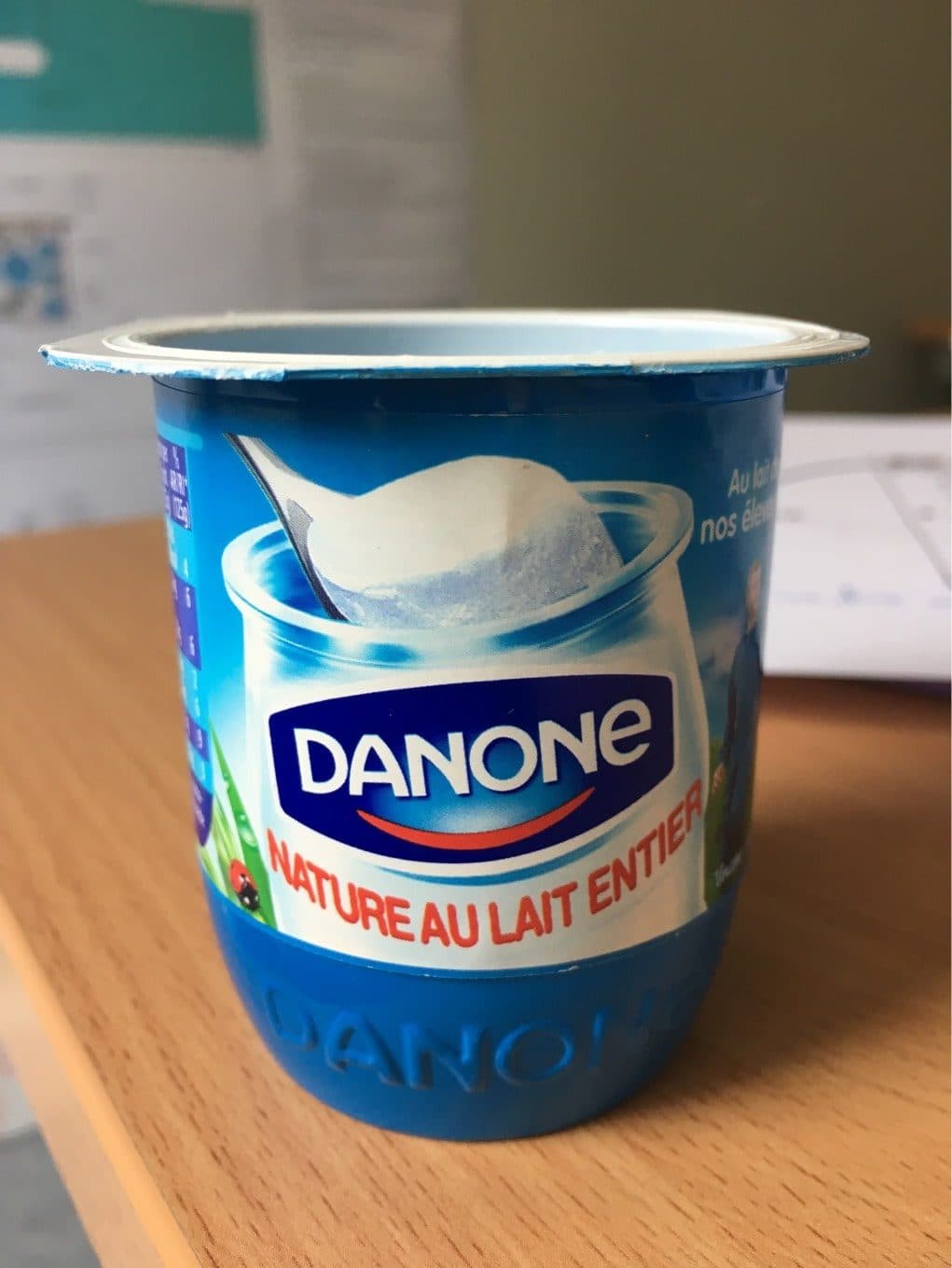 Danone Yaourt Nature Lait Entier packshot