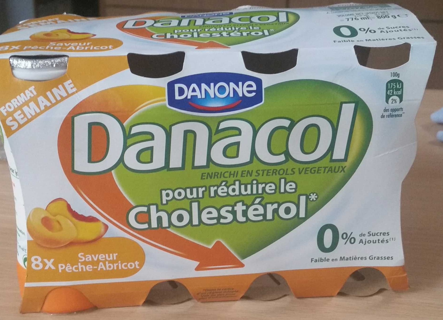 Danone Danacol Pêche-Abricot packshot