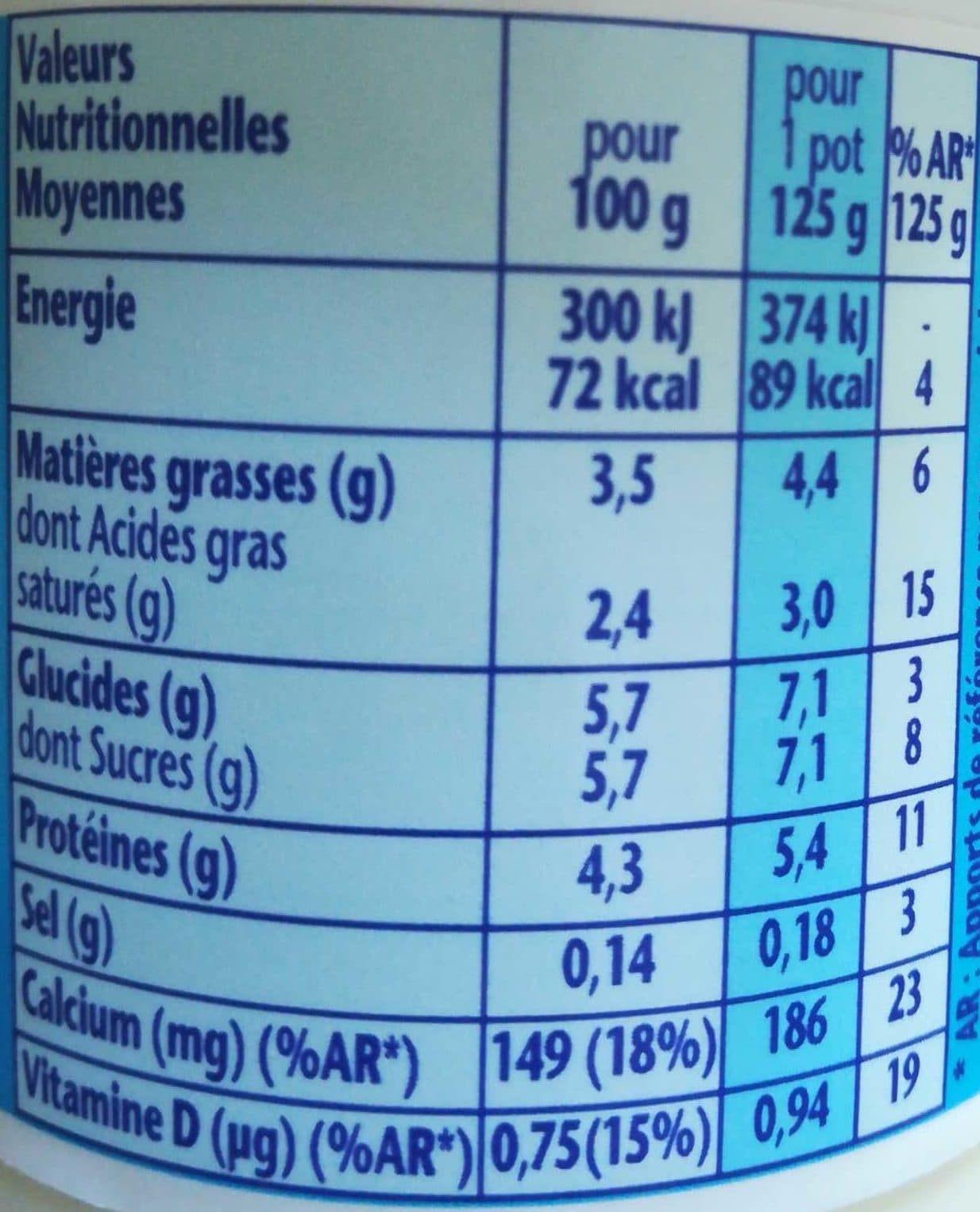 Danone Velouté Nature packshot