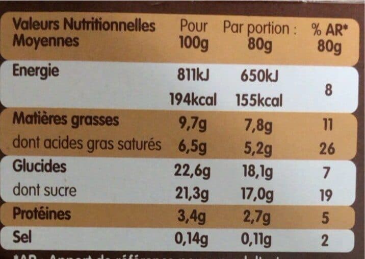 Danette Danette mousse liegeoise chocolat 80 g x 8 packshot