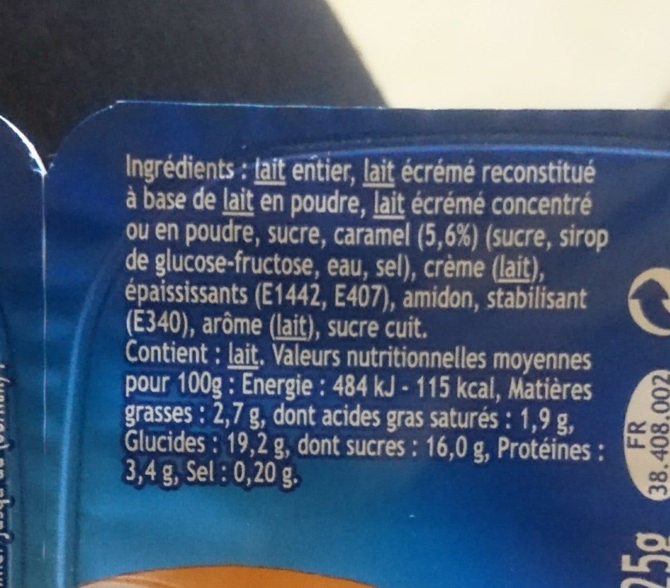 Danette Danette Caramel packshot