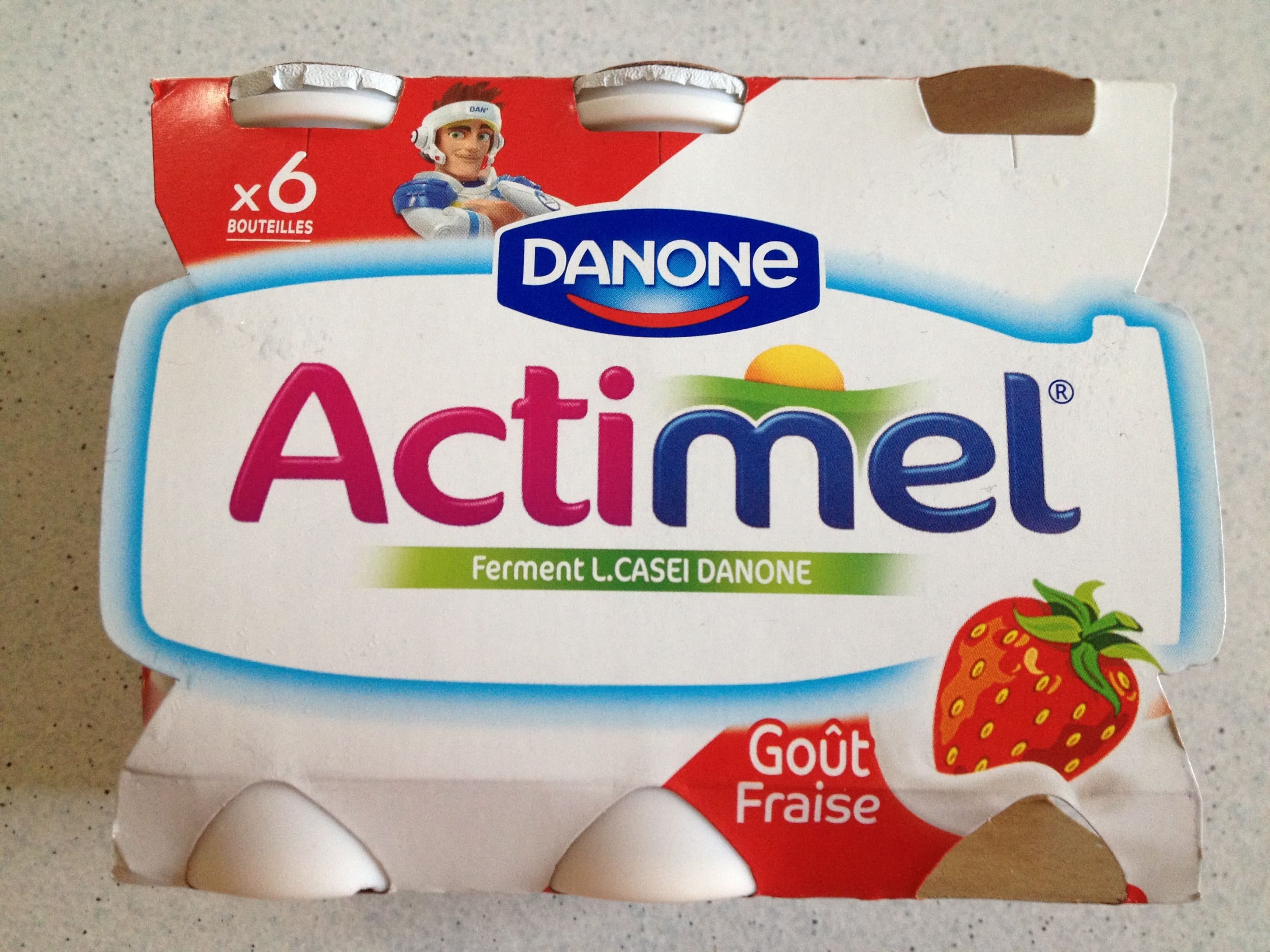 Actimel Actimel, Goût Fraise packshot