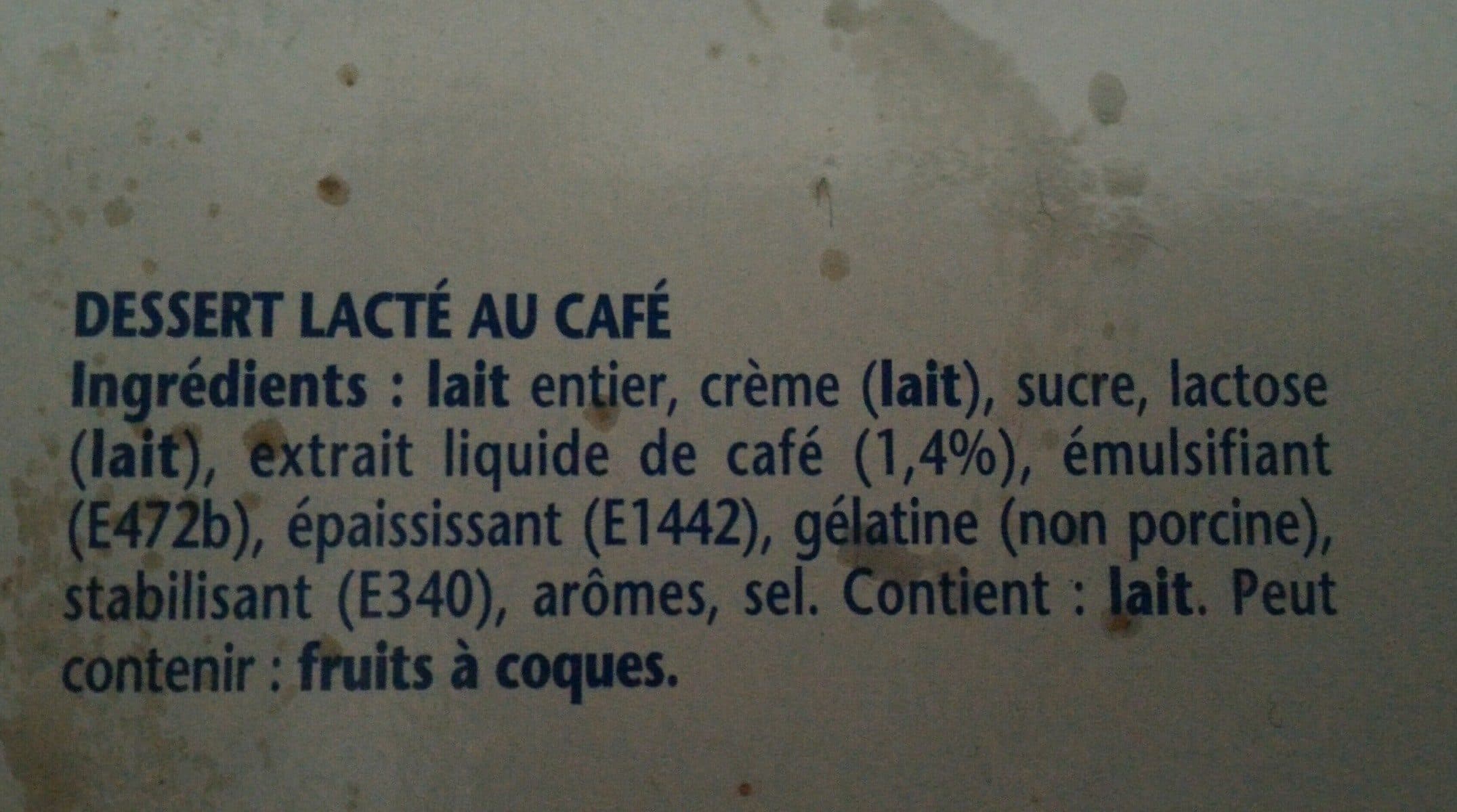 Danette Danette mousse liegeoise cafe 80 g x 8 packshot