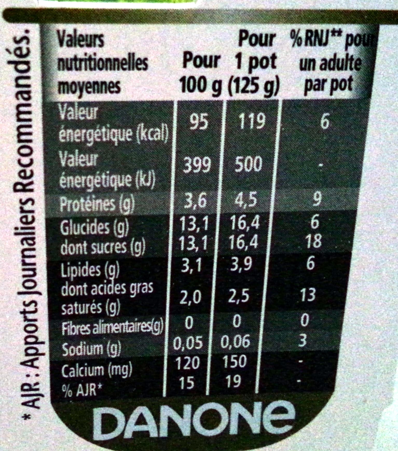 Activia Activia (Saveur Vanille) packshot