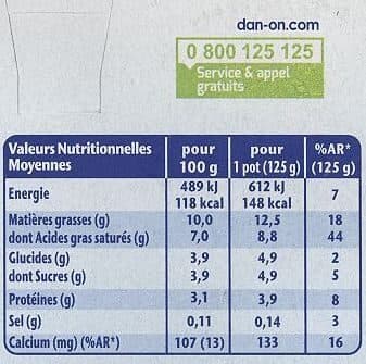 Danone Fjørd Näture frais et doux packshot