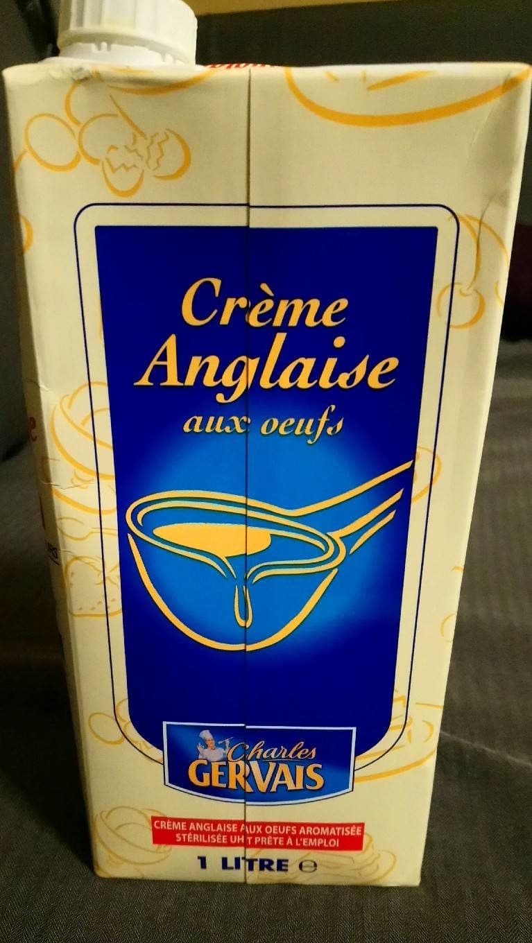 Charles Gervais Crème Anglaise aux œufs packshot