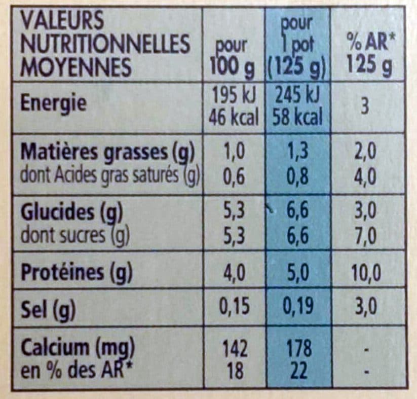 Danone Yaourt Nature packshot