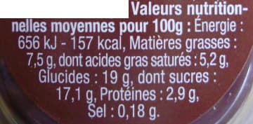 Danone Danette (le Liégeois Chocolat) 4 Pots packshot
