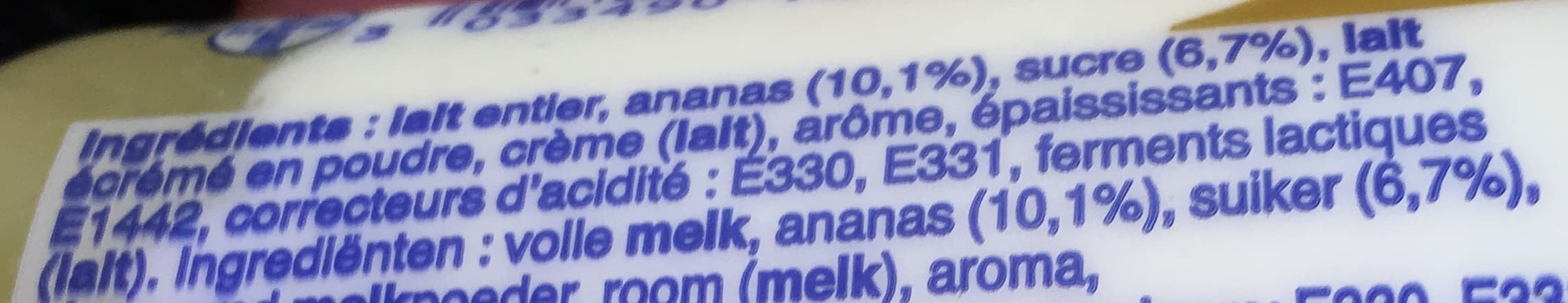 Danone Yaourt fabriqué en Normandie sans colorant packshot