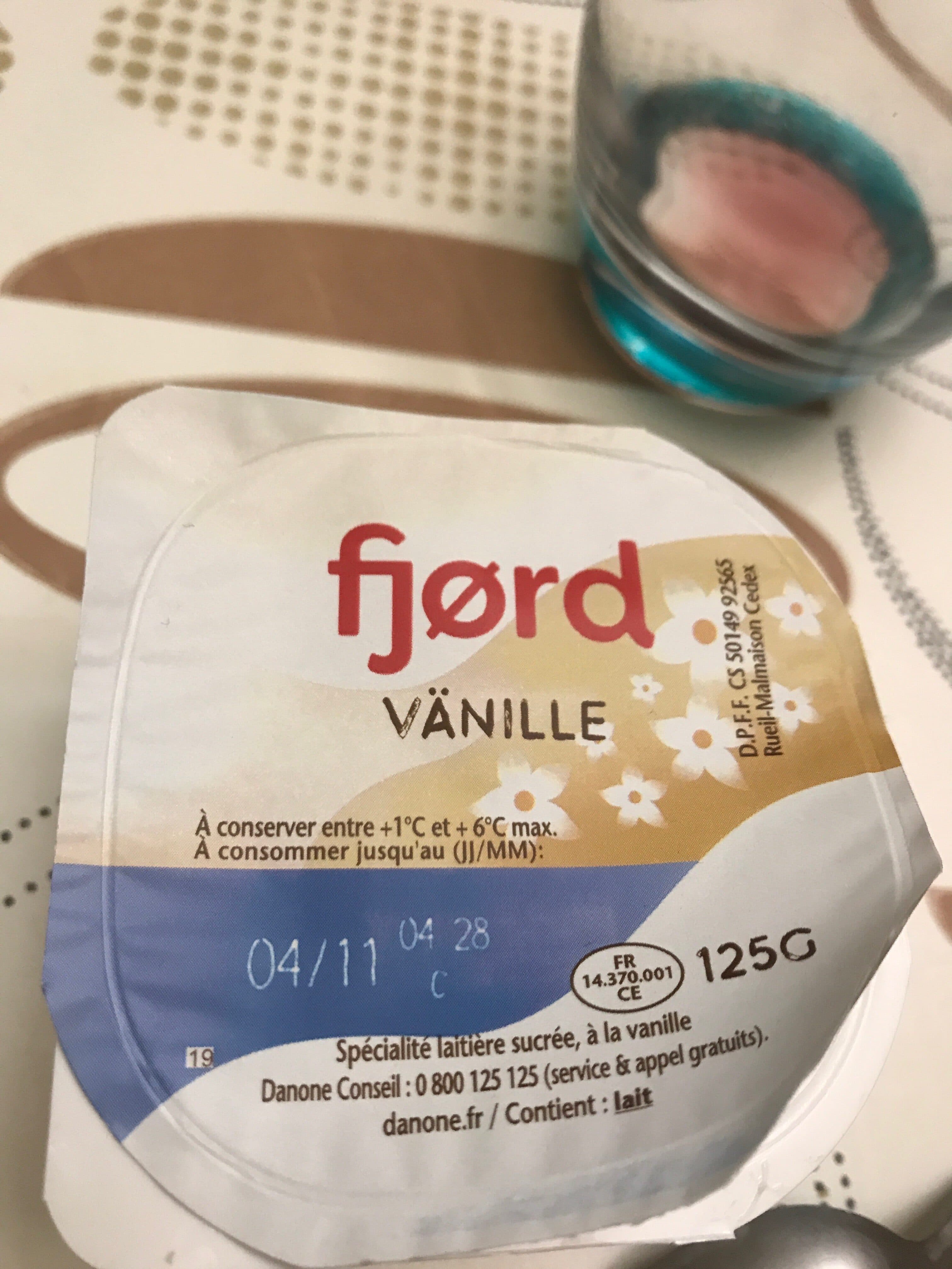 Danone Fjord Vanille packshot