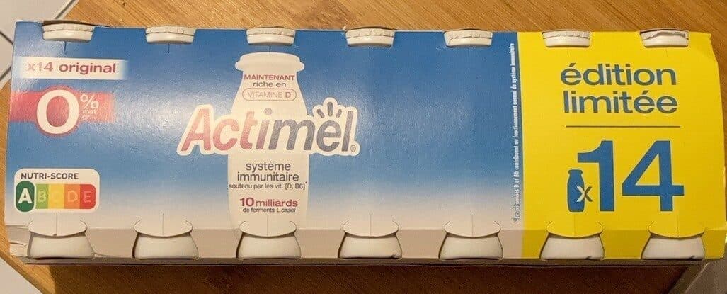 Actimel Actimel 0% Allégé en Sucres packshot