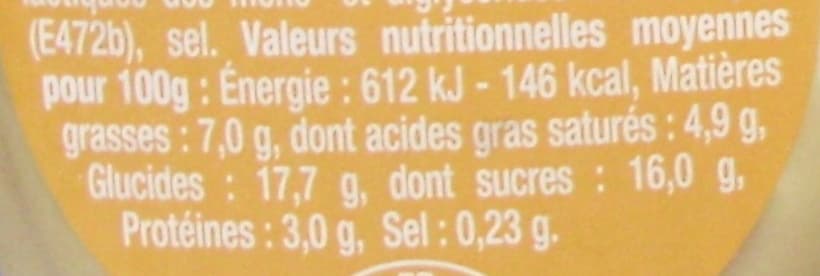 Danette Danette (le Liégeois Caramel) 4 Pots packshot