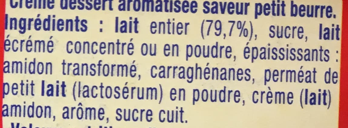Danette Danette - Crème dessert aromatisée saveur petit beurre packshot