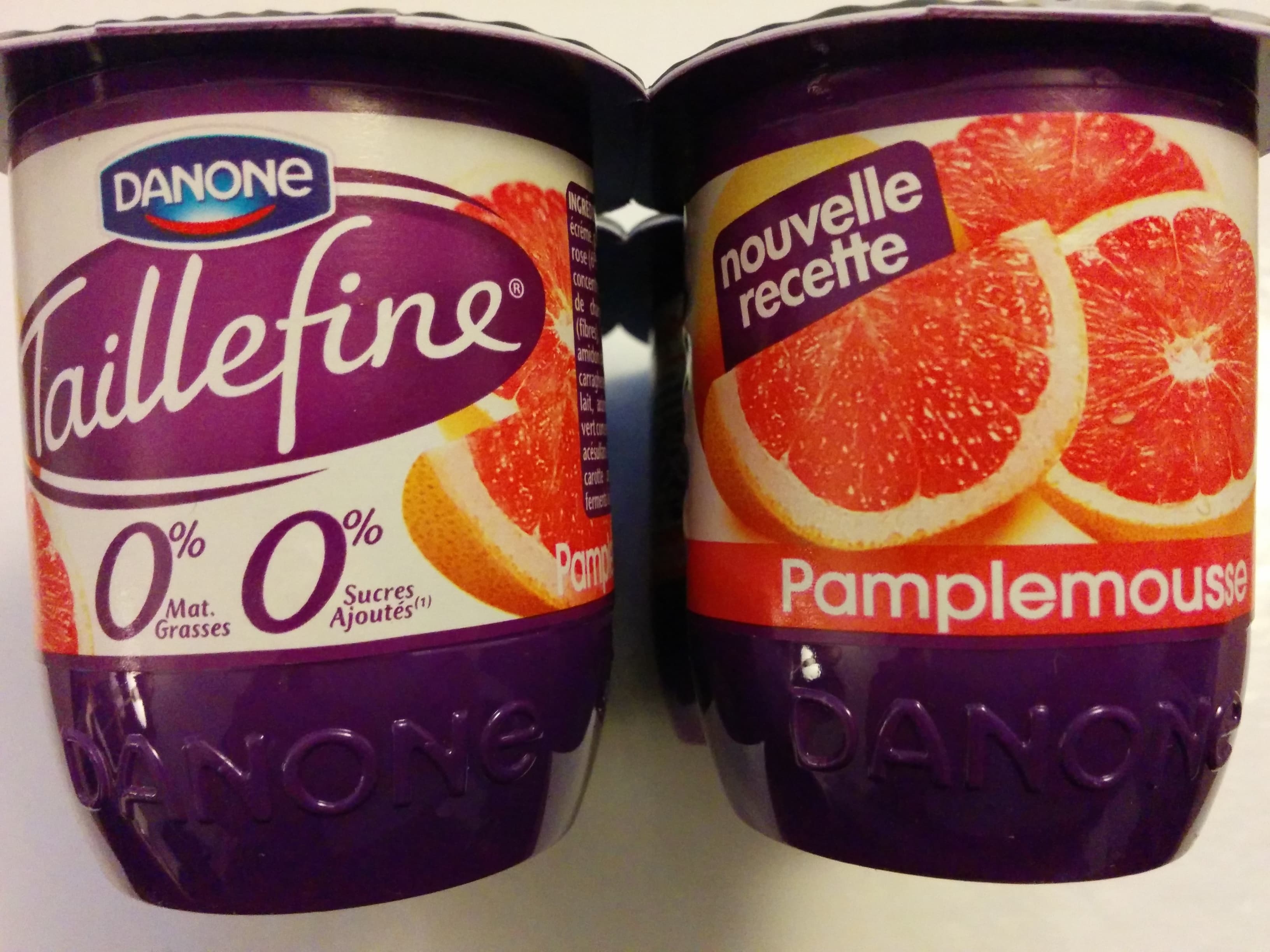 Danone Taillefine® (0% MG) Pamplemousse (4 pots) 500 g packshot