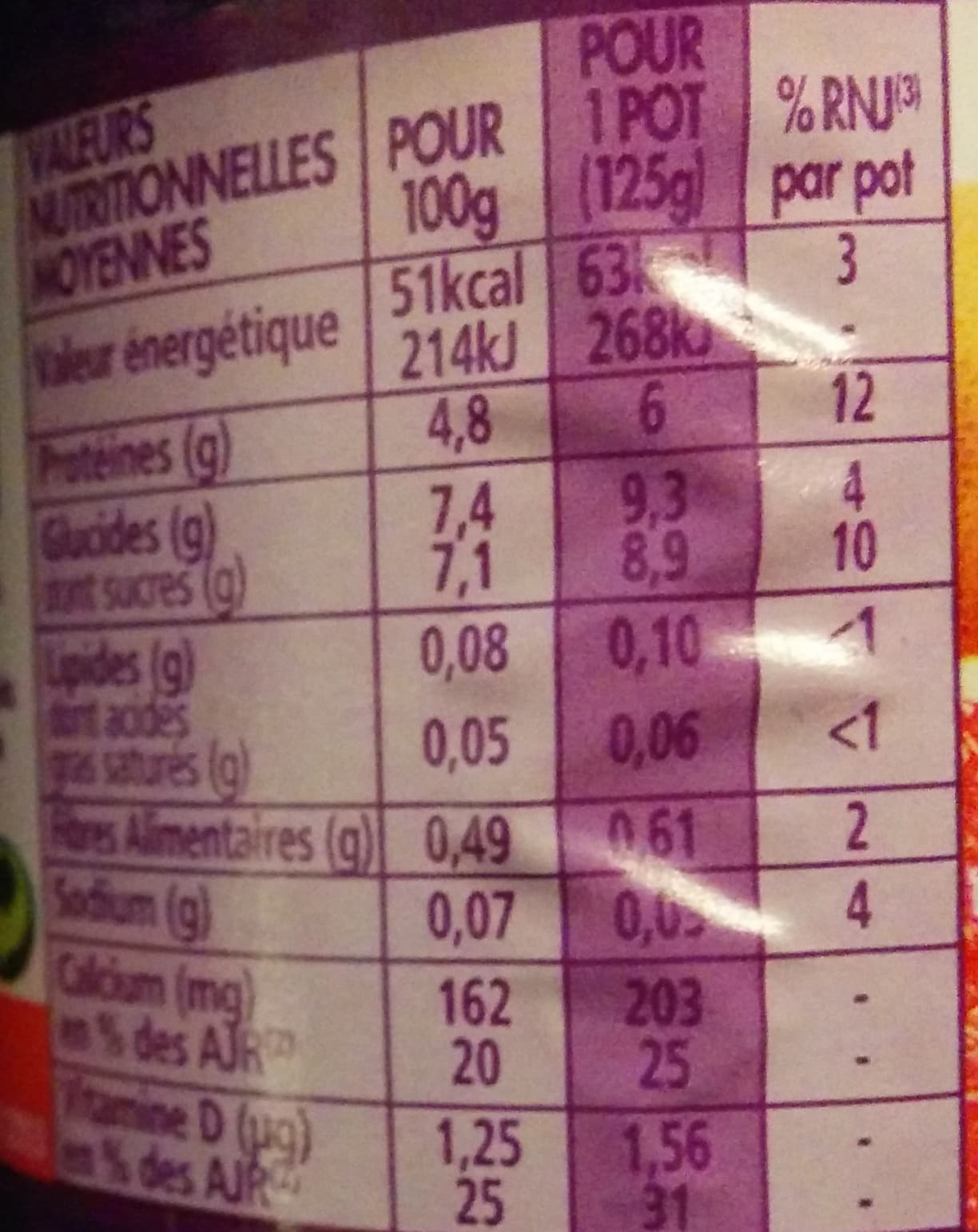 Danone Taillefine® (0% MG) Pamplemousse (4 pots) 500 g packshot