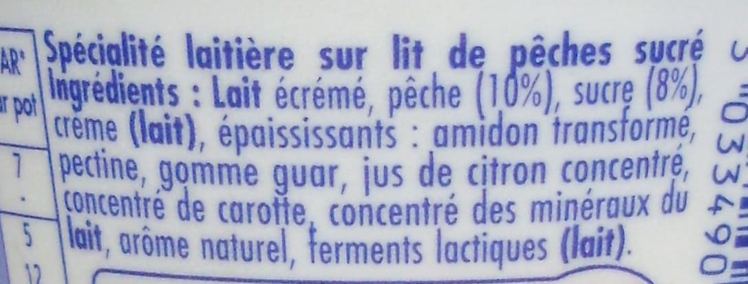 Danio Danio Pêche (2,4 % MG) packshot