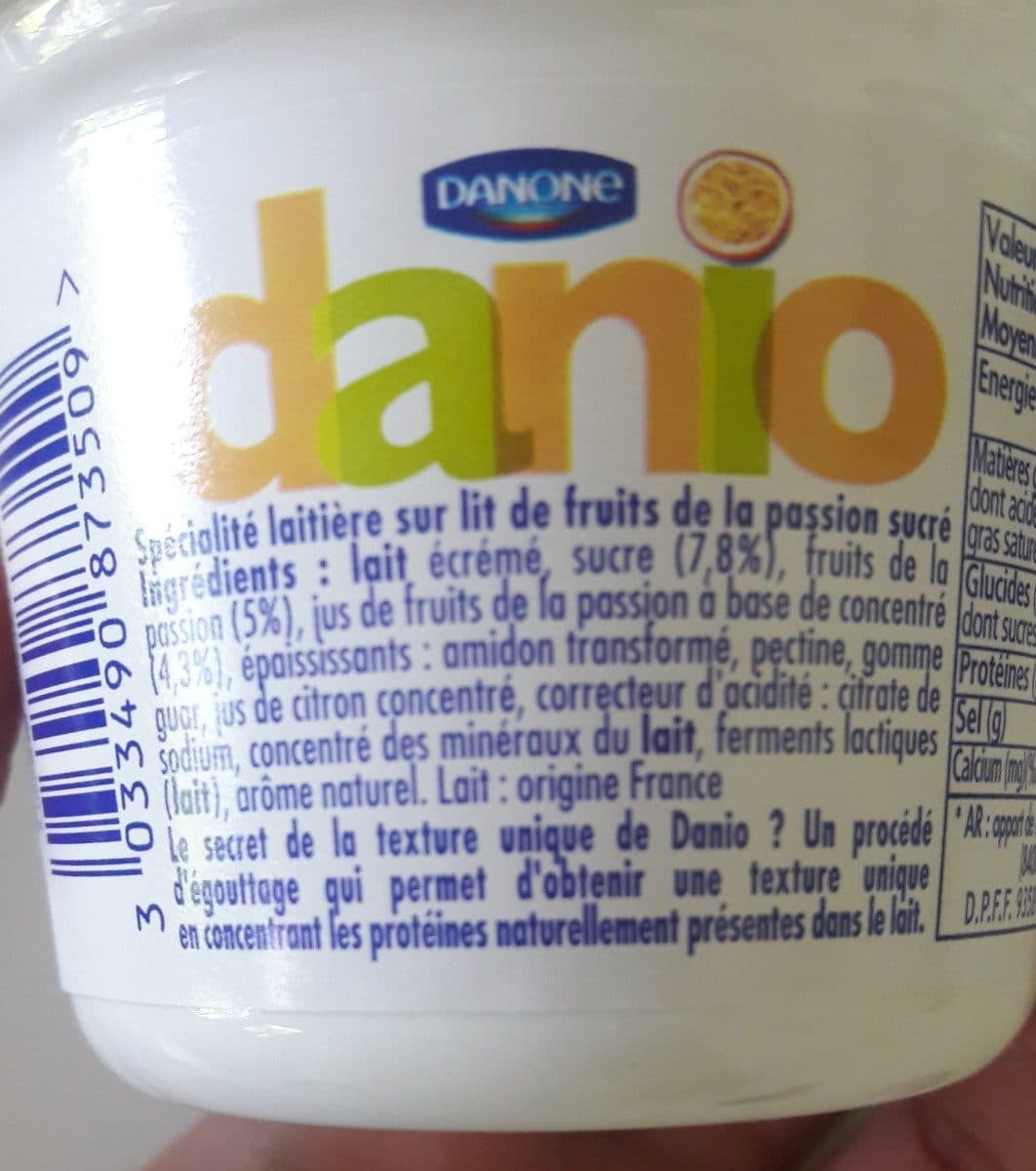 Danio Danio 0% mg passion 150 g x 1 packshot