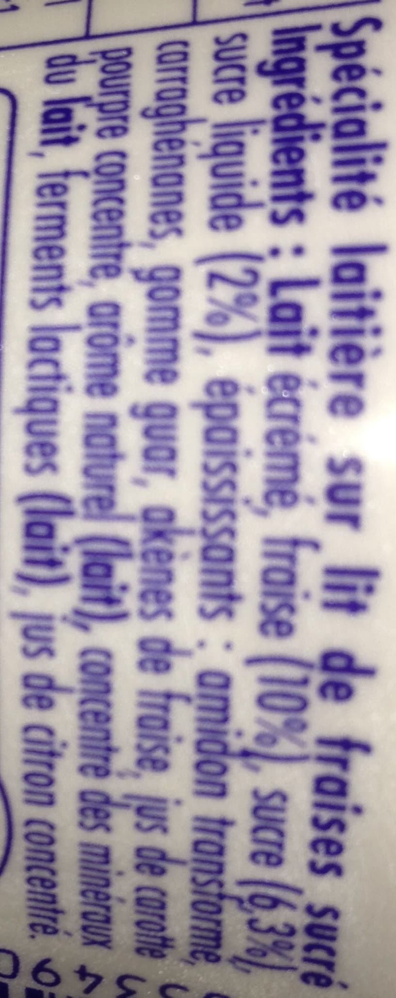 Danone Danio Fraise 0% packshot