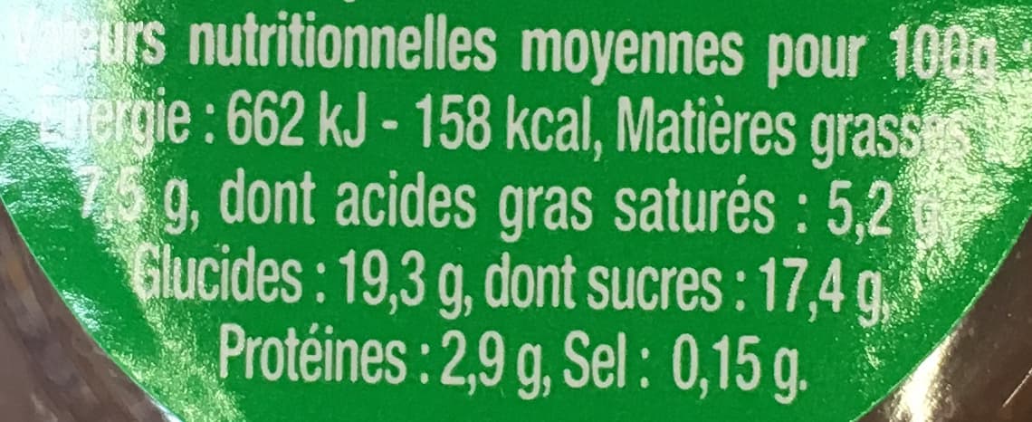Danone Danette Le Liégeois Chocolat saveur Noisette packshot