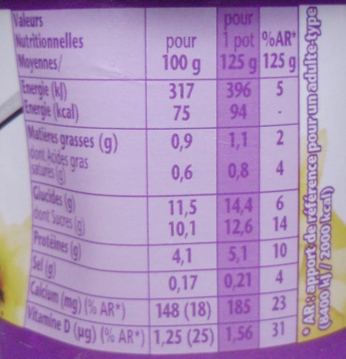 Danone Taillefine les Desserts Fondant à la Vanille (0,9 % MG) packshot