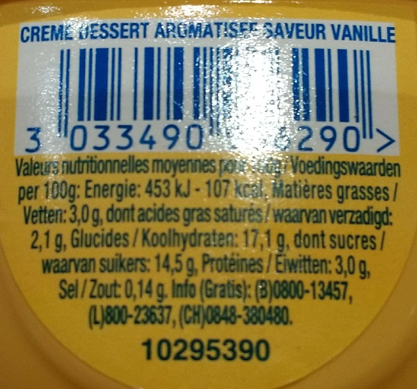 Danone Danone Danette Vanille Geschmack (4x125g) 500g packshot