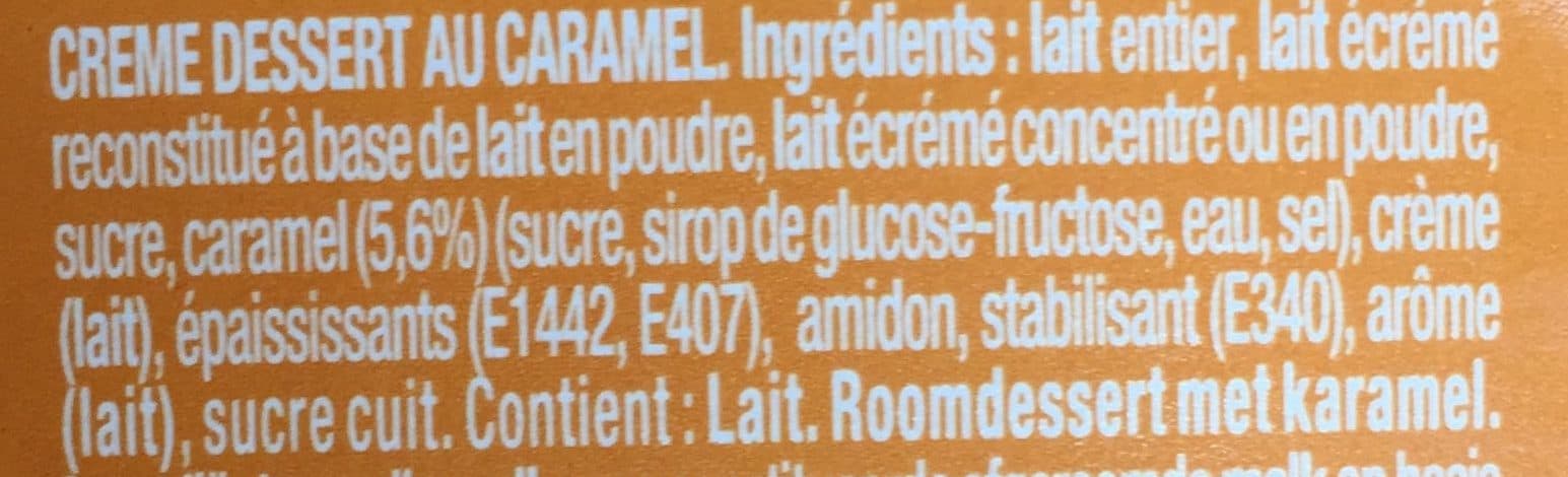 Danone Danette Caramel packshot
