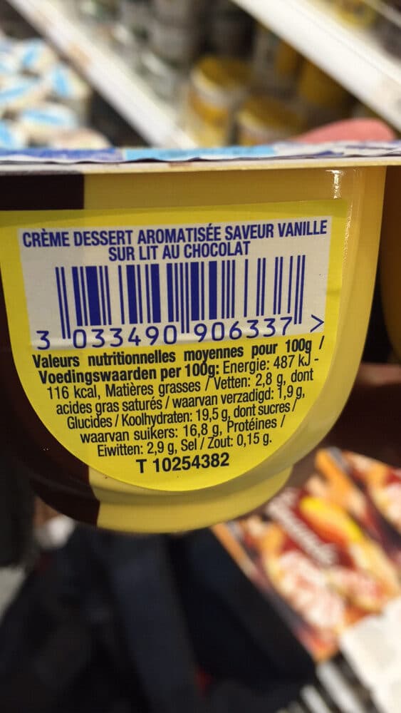 Danone danette packshot