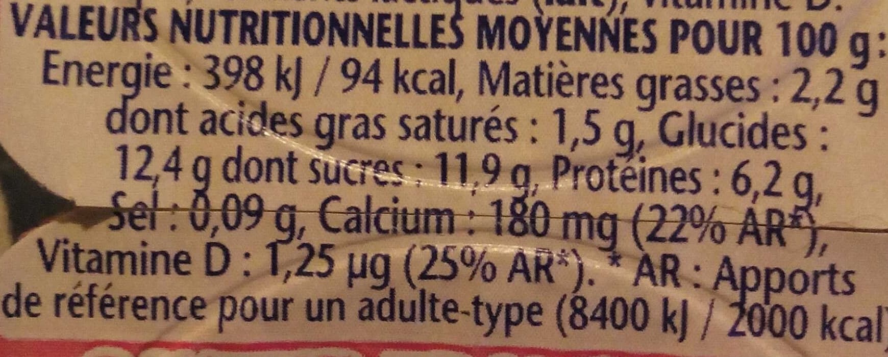 Danone Gervais Fraise Abricot Framboise packshot