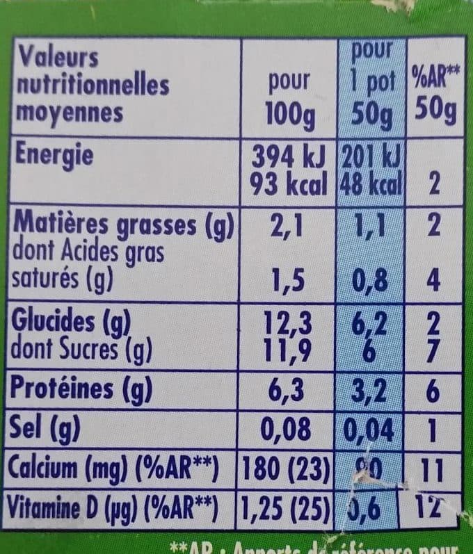 Danone Danonino de Gervais packshot