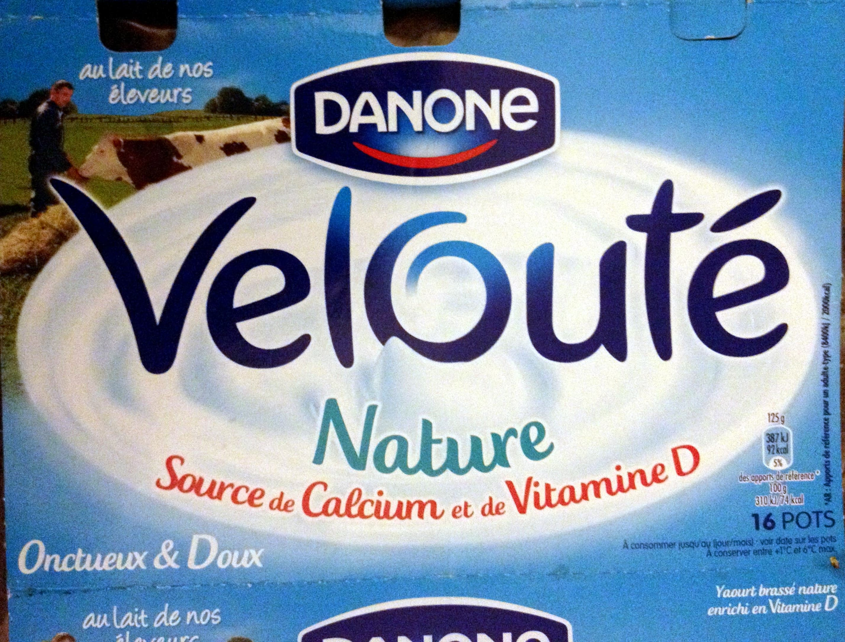 Danone Velouté Nature packshot