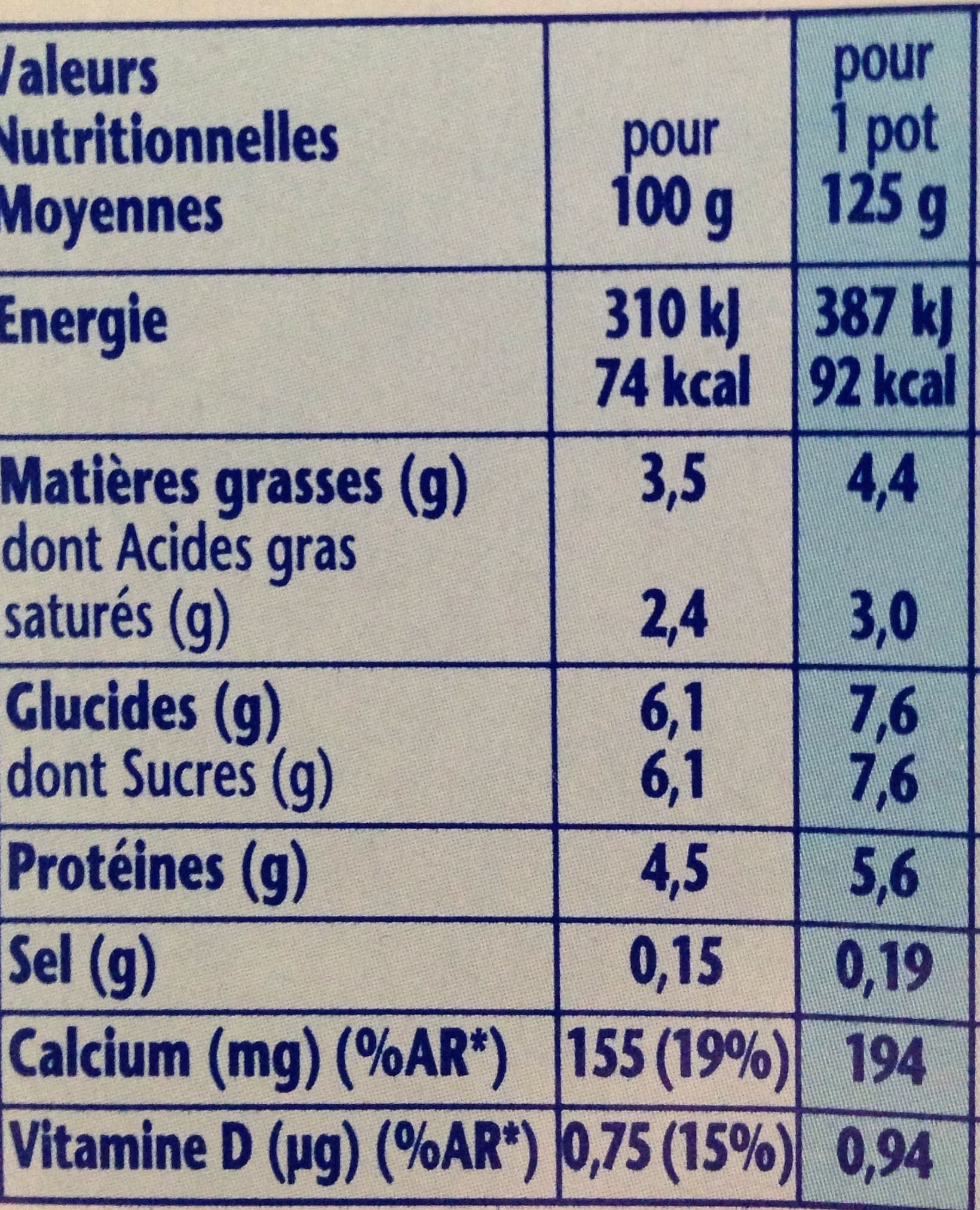 Danone Velouté Nature packshot