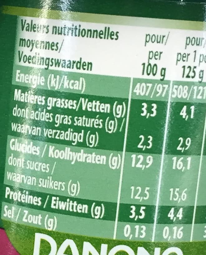 Activia Activia Fruits Pruneaux packshot
