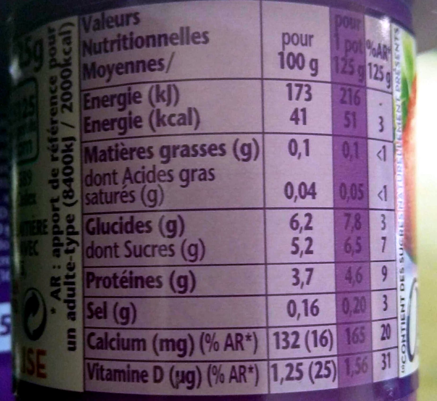 Danone Taillefine aux Fruits Fraise packshot